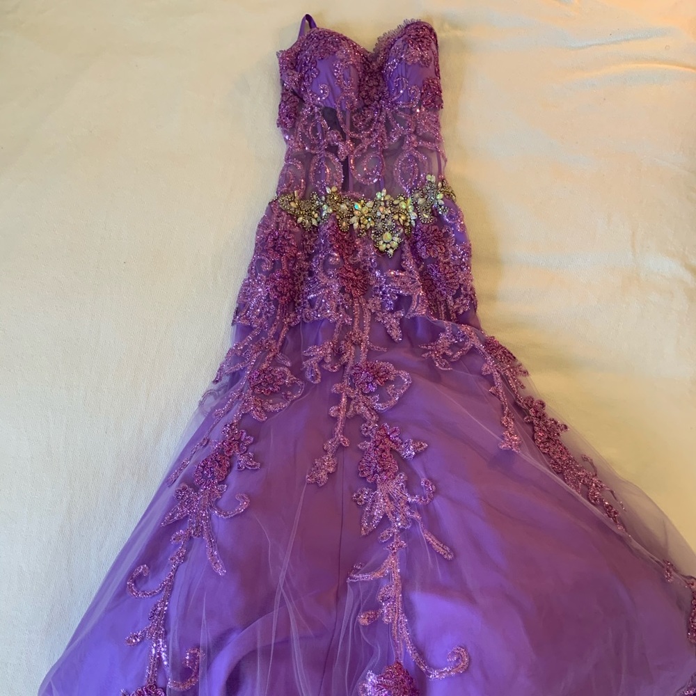 Tony Bowls Purple with See-Through Mid Section - Picture 2 of 2